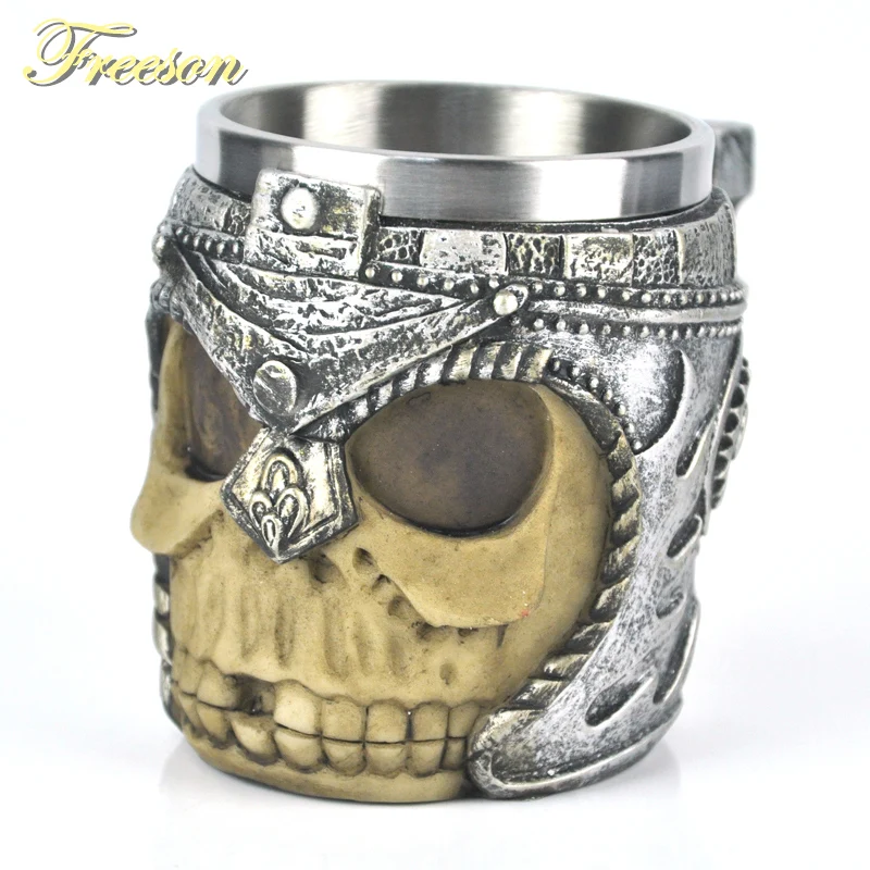 Skull Resin Stainless Steel Beer Mug 350ml Gothic Helmet Tankard Tea Coffee Mug Pub Bar Decor Halloween Christmas Gift Dropship
Skull Resin Stainless Steel Beer Mug 350ml Gothic Helmet Tankard Tea Coffee Mug Pub Bar Decor Halloween Christmas Gift Dropship