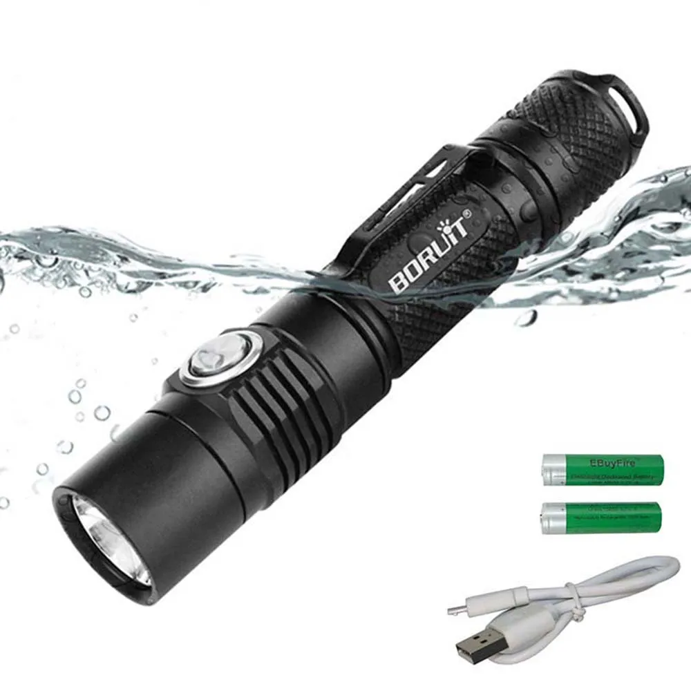 BC03 XP-L2 LED Tactical Flashlight 1400LM super bright Torch USB Rechargeable use 18650 light waterproof 300 meters camping lamp
BC03 XP-L2 LED Tactical Flashlight 1400LM super bright Torch USB Rechargeable use 18650 light waterproof 300 meters camping lamp