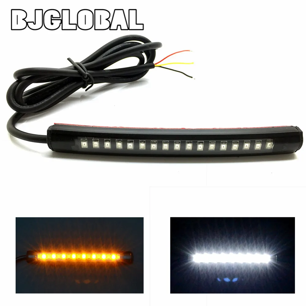 Universal Motorcycle Car Flexible Turn Signal and Running Light Bar Strips 12V LED License Plate Number Tail Brake Stop Lights
Universal Motorcycle Car Flexible Turn Signal and Running Light Bar Strips 12V LED License Plate Number Tail Brake Stop Lights