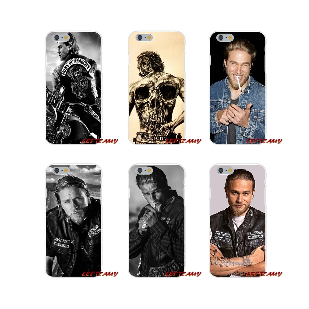 For Huawei P Smart Mate Honor 7C P8 P9 P10 P20 Lite Pro Mini 2017 Charlie Hunnam Jax Teller Accessories Phone Shell Covers | Мобильные