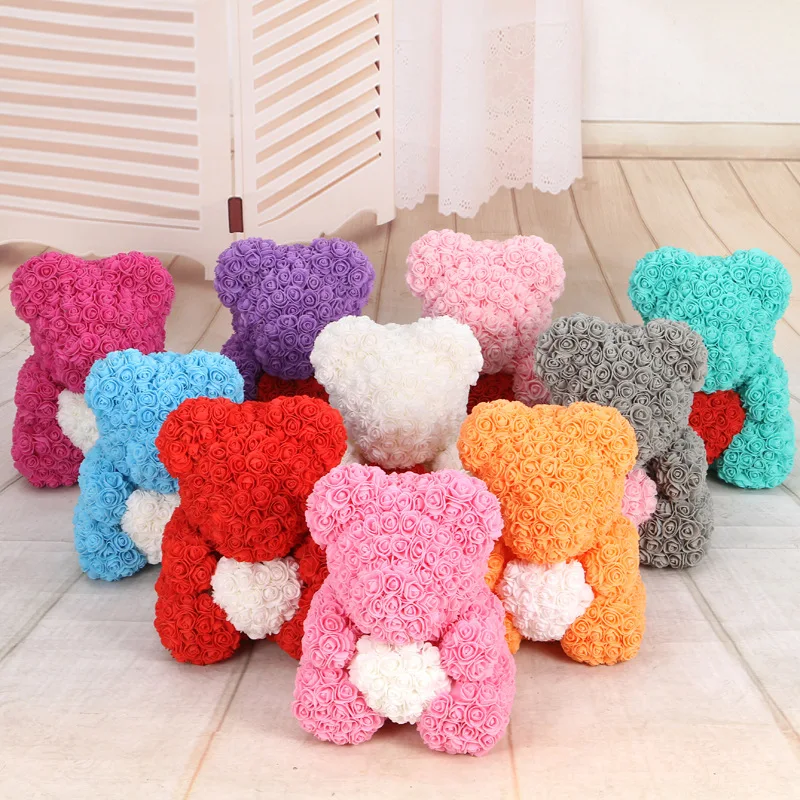 Red Heart Teddy Bear Flower Rose Artificial Christmas Gifts For Women Valentine's Day Love Gift PE Bear of Rose Drop Shipping
Red Heart Teddy Bear Flower Rose Artificial Christmas Gifts For Women Valentine's Day Love Gift PE Bear of Rose Drop Shipping