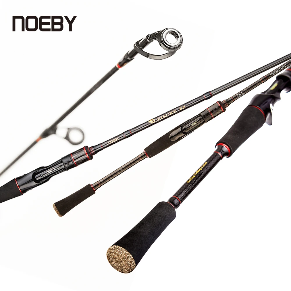 Noeby Spinning Rod 2 Top Tips Fishing Rod for Beginner Fast Action 1.98m 2.13m 2.44m Casting Rod 6-35g M/ML Power M/MH Lure Rod
Noeby Spinning Rod 2 Top Tips Fishing Rod for Beginner Fast Action 1.98m 2.13m 2.44m Casting Rod 6-35g M/ML Power M/MH Lure Rod