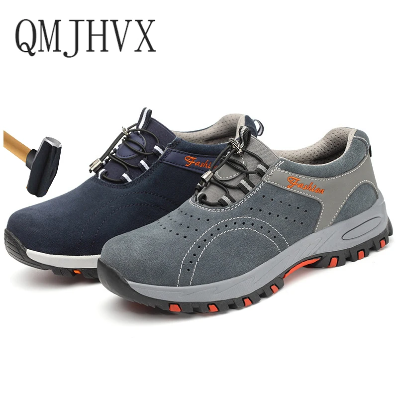 Lightweight Breathable Men Casual Safety Shoes Steel Toe Work Shoes For Men Anti-smashing Construction Sneaker With Reflective
Lightweight Breathable Men Casual Safety Shoes Steel Toe Work Shoes For Men Anti-smashing Construction Sneaker With Reflective