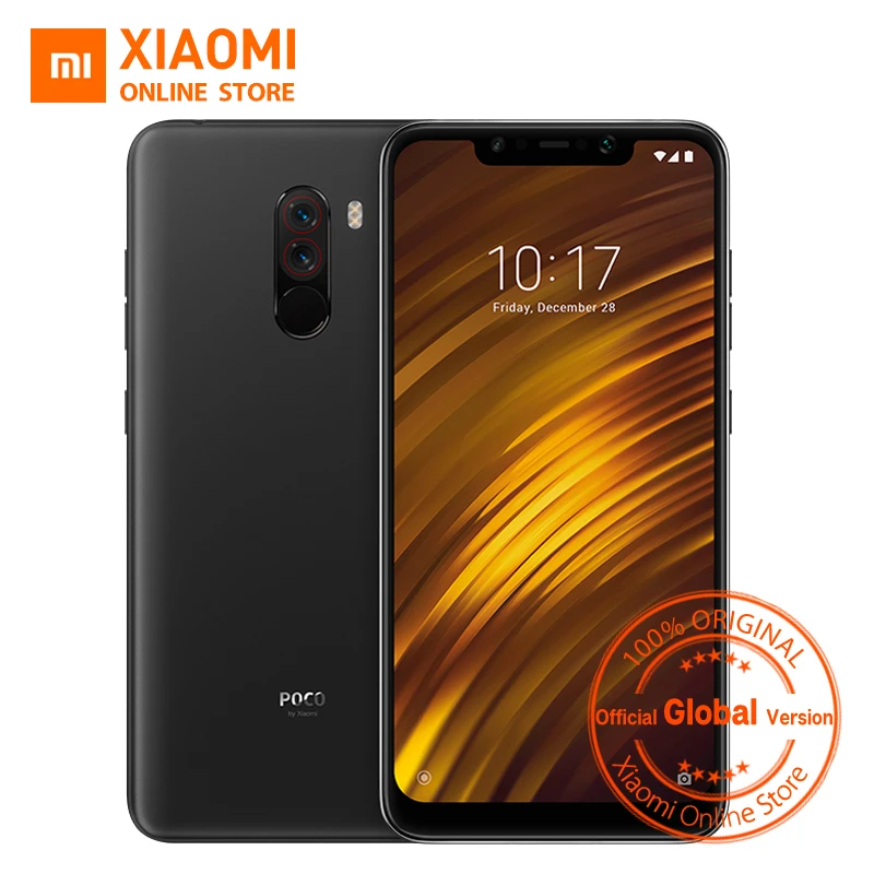 

Global Version Xiaomi POCOPHONE F1 POCO F1 6GB 64GB Snapdragon 845 6.18" Full Screen AI Dual Camera 4000mAh Smartphone