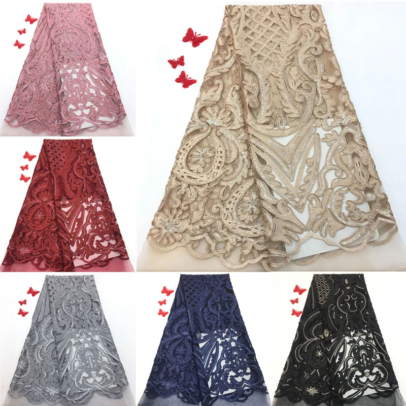 5 Yards Geometry Embroidered Tulle Lace Fabric African Lace Nigerian Dress Fabric French Net Lace Cloth Fabric For Eveing Dress
5 Yards Geometry Embroidered Tulle Lace Fabric African Lace Nigerian Dress Fabric French Net Lace Cloth Fabric For Eveing Dress
