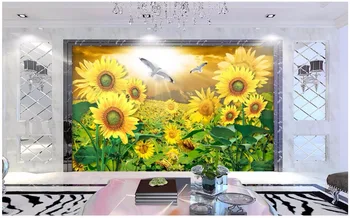 Custom 3d wallpaper for walls 3 d wall murals wallpaper Sunflower flowers wallpaper beautiful scenery TV background wall paper
Custom 3d wallpaper for walls 3 d wall murals wallpaper Sunflower flowers wallpaper beautiful scenery TV background wall paper