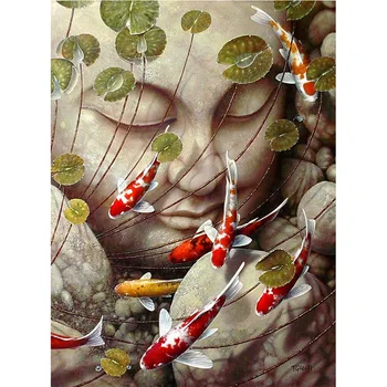 5D DIY Diamond Koi and Buddha statue 3D Full Square/Round Drill Embroidery diamond Cross Stitch Mosaic Rhinestone Decor home art
5D DIY Diamond Koi and Buddha statue 3D Full Square/Round Drill Embroidery diamond Cross Stitch Mosaic Rhinestone Decor home art