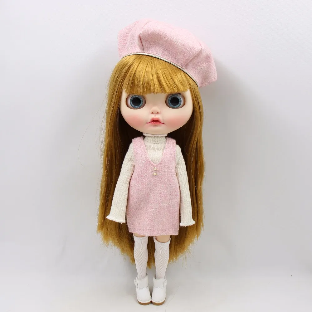 ICY DBS Blyth doll licca трикотажная рубашка с платьем береты шапка носки милые и винтажные