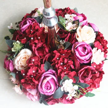 Wedding table centerpiece 40cm wreath ring candle stick flower party home table Artificial Decorative Flowers table runner flora
Wedding table centerpiece 40cm wreath ring candle stick flower party home table Artificial Decorative Flowers table runner flora