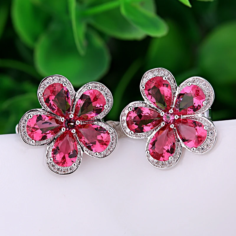 Red Crystal AAA Cubic Zirconia 925 Sterling Silver Elegant Beautiful Shiny Stud Earrings HERE0030
Red Crystal AAA Cubic Zirconia 925 Sterling Silver Elegant Beautiful Shiny Stud Earrings HERE0030