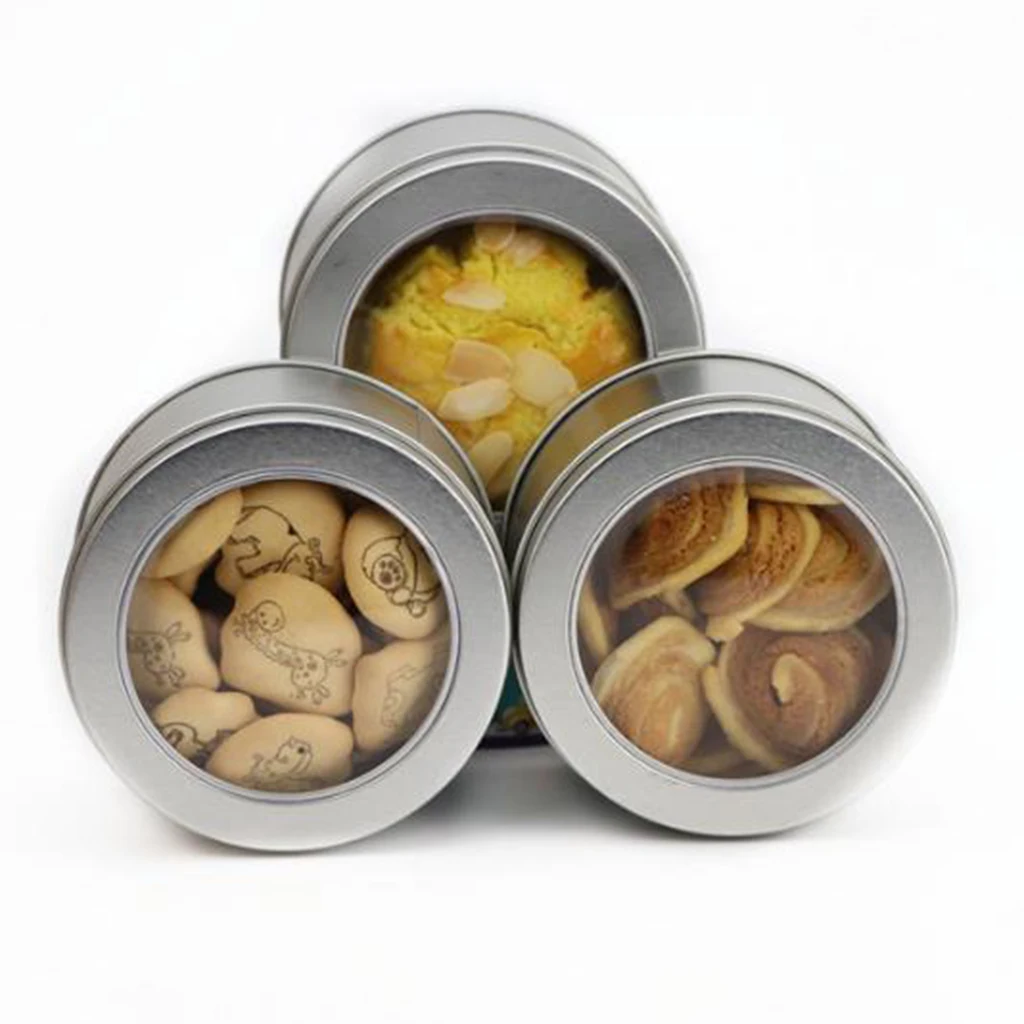 5 Pcs Metal Iron Tin Jars , Cosmetic Containers Round Tin Cans with Window for DIY Crafts,Cosmetics,Salve,Candle,Travel Storage
5 Pcs Metal Iron Tin Jars , Cosmetic Containers Round Tin Cans with Window for DIY Crafts,Cosmetics,Salve,Candle,Travel Storage