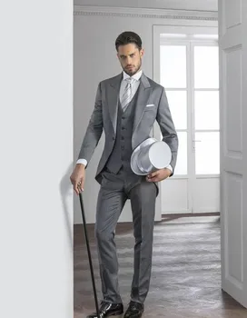 2017Grey Marrige Homme Elegant Men Suits For Wedding Groom Tuxedos Peak Lapel Best Man Wedding Party Suit(Jacket+Pants+Vest+Tie)
2017Grey Marrige Homme Elegant Men Suits For Wedding Groom Tuxedos Peak Lapel Best Man Wedding Party Suit(Jacket+Pants+Vest+Tie)