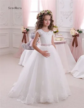 Well-Designed Flower Girl Dress For Wedding with Beading Crystals Ribbon Princess Dress First Communion Gowns Custom Made Longo
Well-Designed Flower Girl Dress For Wedding with Beading Crystals Ribbon Princess Dress First Communion Gowns Custom Made Longo