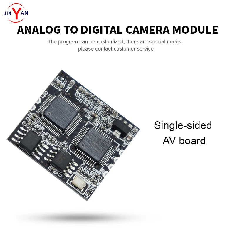 Analog to USB digital signal CVBS to USB camera module AV TO USB video conversion module Single-sided AV board
Analog to USB digital signal CVBS to USB camera module AV TO USB video conversion module Single-sided AV board