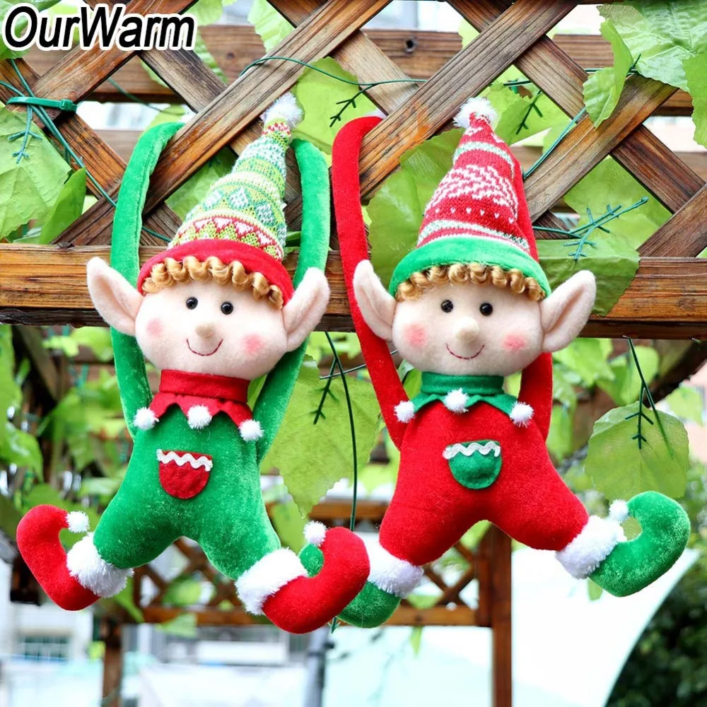 OurWarm 2pcs Plush Christmas Elves Dolls Christmas Tree Ornaments Toys Christmas Decorations for Home Christmas Door Decorations
OurWarm 2pcs Plush Christmas Elves Dolls Christmas Tree Ornaments Toys Christmas Decorations for Home Christmas Door Decorations