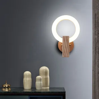 Modern Wood Acrylic Lampshade LED Wall Light Creative Nordic Bedroom Aisle Wall Lamp Living Room Bathroom Sconce
Modern Wood Acrylic Lampshade LED Wall Light Creative Nordic Bedroom Aisle Wall Lamp Living Room Bathroom Sconce