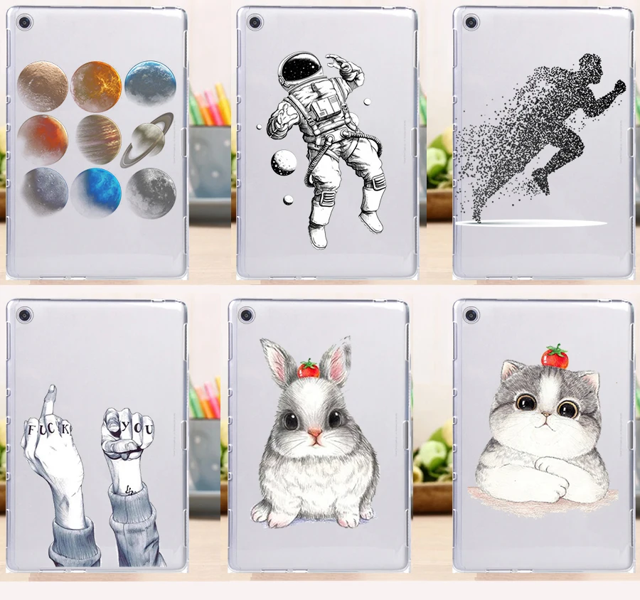 For Huawei MediaPad M5 lite 10.1 inch Tablet Case Fashion silicone Soft TPU Cute Back Cases for Huawei MediaPad T5 10 10.1
For Huawei MediaPad M5 lite 10.1 inch Tablet Case Fashion silicone Soft TPU Cute Back Cases for Huawei MediaPad T5 10 10.1