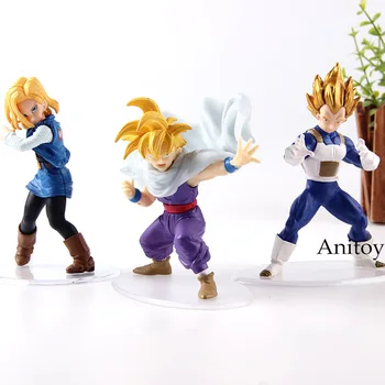 DBZ Dragon Ball Styling Android 18 Vegeta Son Gohan Super Saiyan PVC Dragonball Action Figures Collection Model Toys