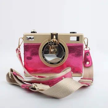 High Quality Fashion Snakeskin Pattern Evening Bag Retro Camera Styling Shoulder Bag Messenger Bag Ladies Handbag Party Clutches
High Quality Fashion Snakeskin Pattern Evening Bag Retro Camera Styling Shoulder Bag Messenger Bag Ladies Handbag Party Clutches