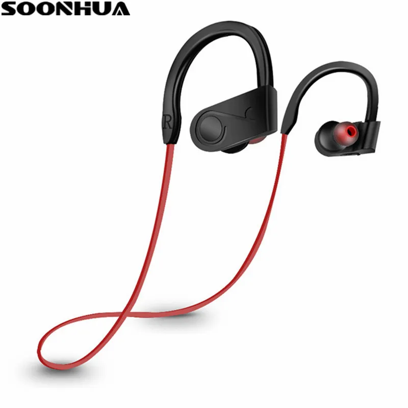 SOONHUA Wireless Bluetooth Earphone Ear Hook Sports Stereo Headphone Waterproof Bass Headset With Handsfree Microphone For Phone
SOONHUA Wireless Bluetooth Earphone Ear Hook Sports Stereo Headphone Waterproof Bass Headset With Handsfree Microphone For Phone