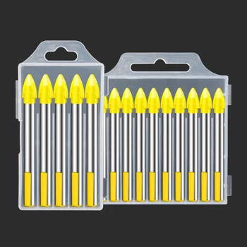 4/5/6/8/10/12mm Carbide Alloy Multi-functional Glass Drill Bit Triangle Drill Bits For Ceramic Tile Concrete Glass Marble
4/5/6/8/10/12mm Carbide Alloy Multi-functional Glass Drill Bit Triangle Drill Bits For Ceramic Tile Concrete Glass Marble