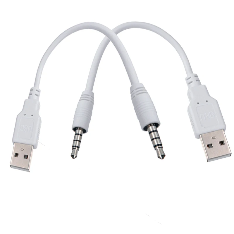 3.5 jack to USB charger Cable Adapter for Apple ipod shuffle 3rd 4th 5th 6th MP3 / MP4 Player usb2.0 charger SYNC Data Cable
3.5 jack to USB charger Cable Adapter for Apple ipod shuffle 3rd 4th 5th 6th MP3 / MP4 Player usb2.0 charger SYNC Data Cable