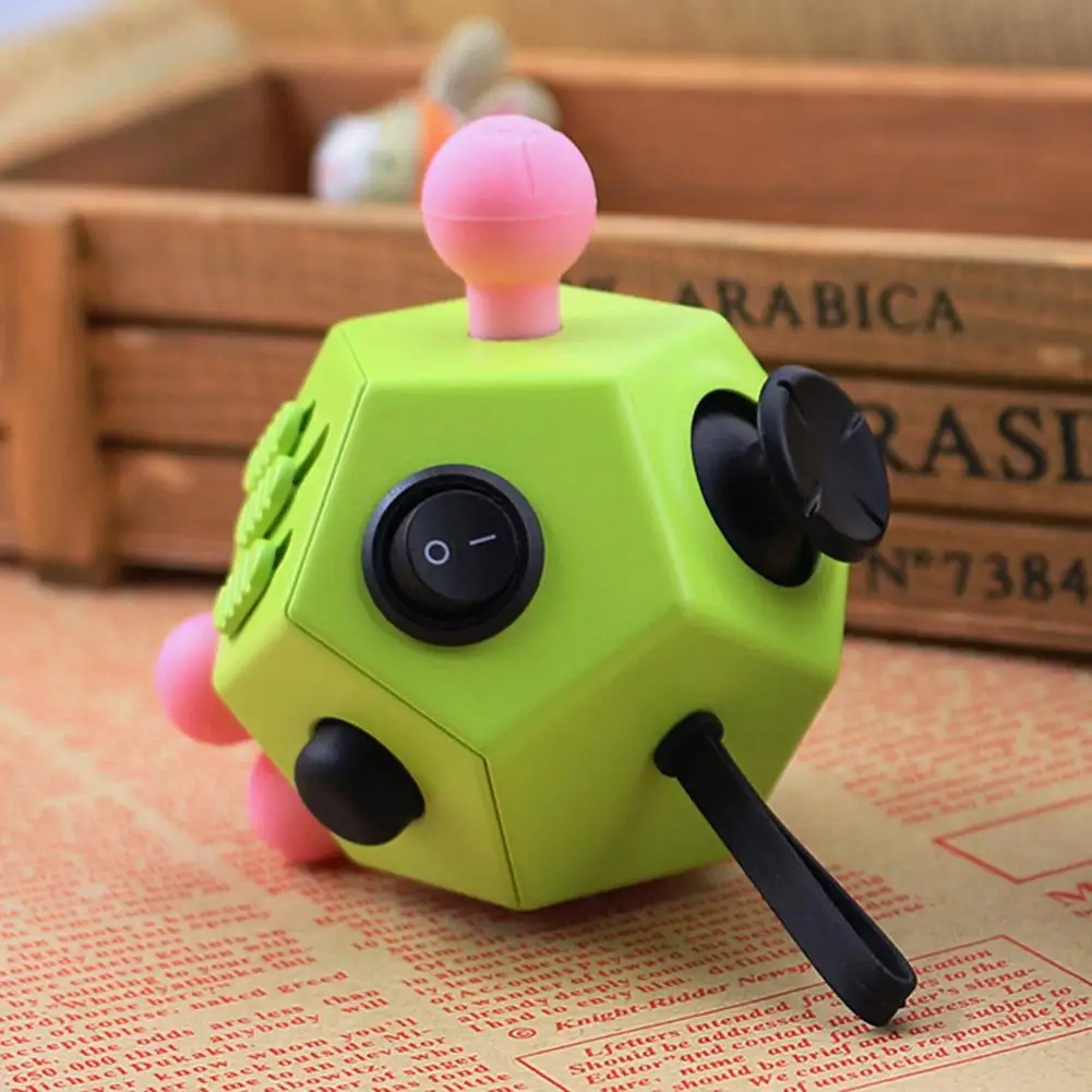 Portable 12 Sided Creative Stress Relieve Dice Anti-anxiety Adult Kids Toy Gift early education toys for babies
Portable 12 Sided Creative Stress Relieve Dice Anti-anxiety Adult Kids Toy Gift early education toys for babies