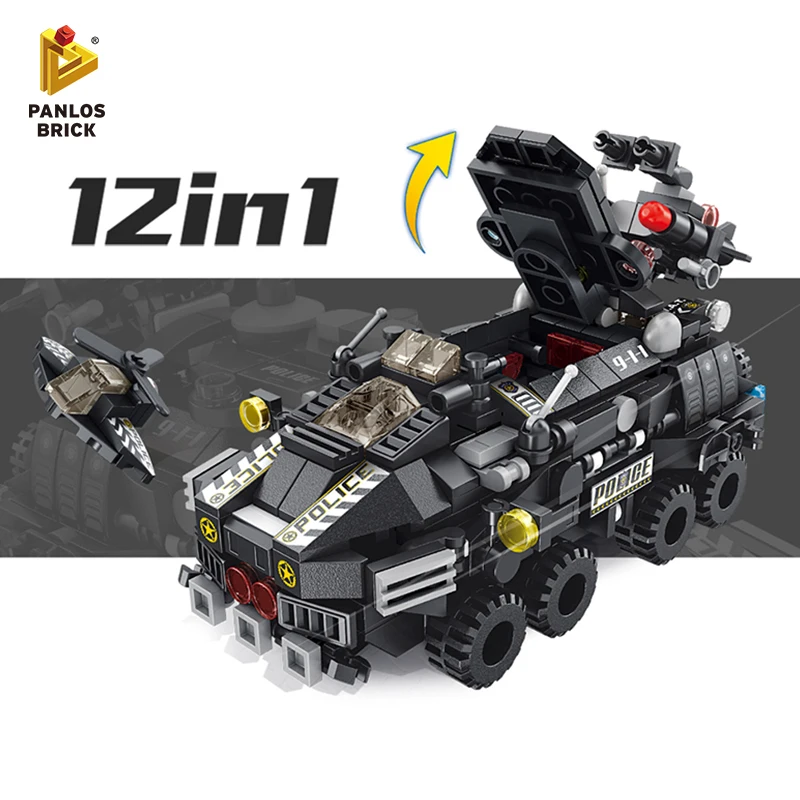 572PCS Building Blocks Robot SWAT Armored Car Combat Aircraft Police Plane Boat Stacking Blocks Construction Toys For Kids Boy
572PCS Building Blocks Robot SWAT Armored Car Combat Aircraft Police Plane Boat Stacking Blocks Construction Toys For Kids Boy