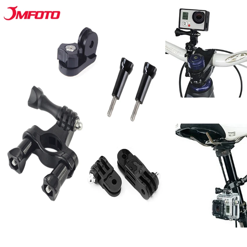 Handlebar Bike Mount for GoPro Action Cameras SeatPost/Clamp for Bicycles Metal Screws 3-Way Adjustable Pivot Arm for GoPro 6 5
Handlebar Bike Mount for GoPro Action Cameras SeatPost/Clamp for Bicycles Metal Screws 3-Way Adjustable Pivot Arm for GoPro 6 5