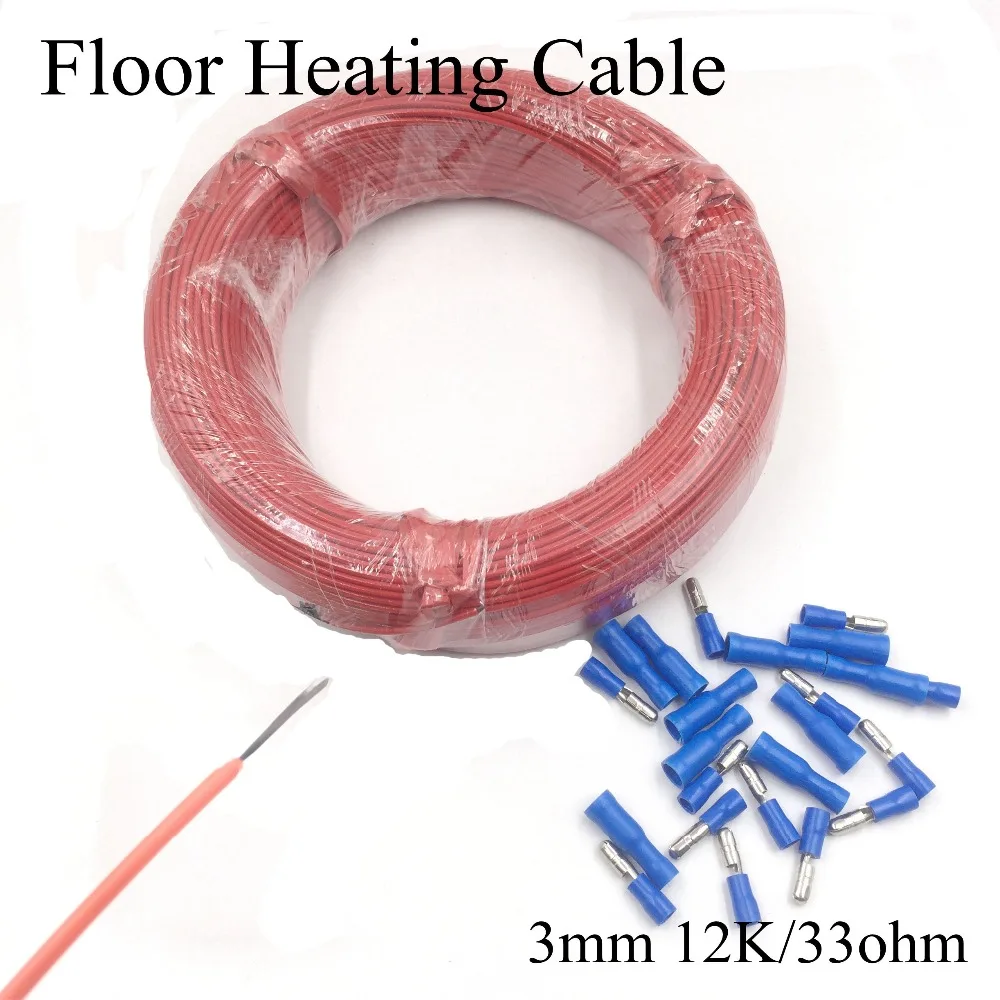 (100m/lot)3mm 12K/33ohm Infrared underfloor heater electric wire silicone carbon fiber heating cable of warm hotline home system
(100m/lot)3mm 12K/33ohm Infrared underfloor heater electric wire silicone carbon fiber heating cable of warm hotline home system