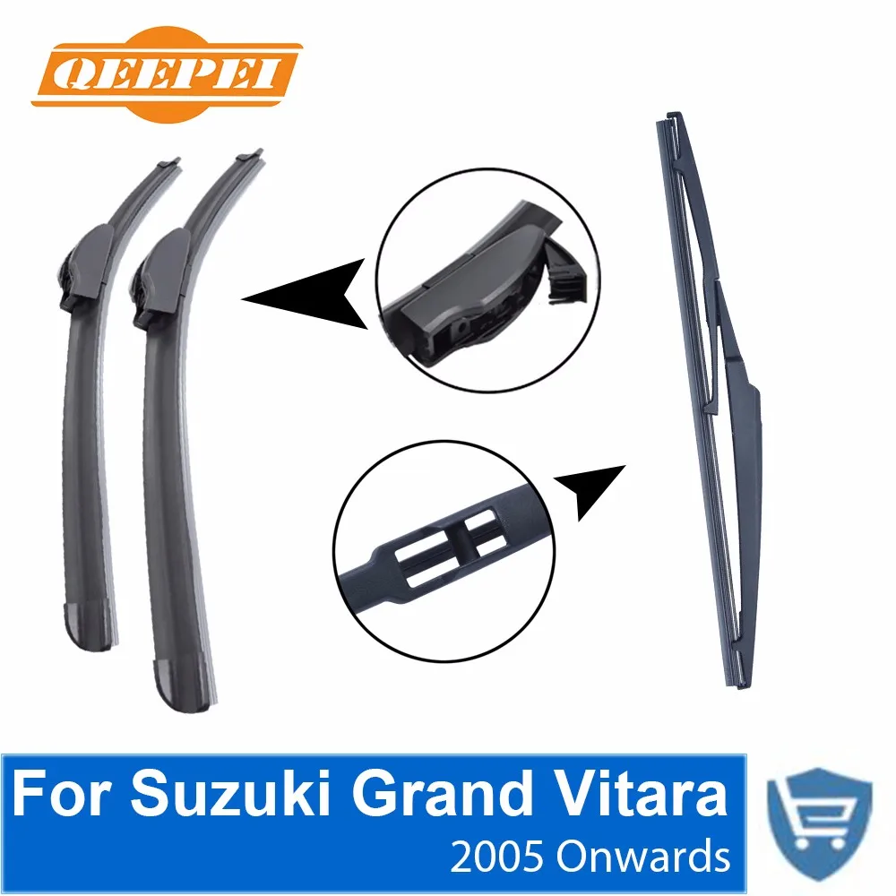 QEEPEI Front and Rear Wiper Blade no Arm For Suzuki Grand Vitara 2005 Onwards High quality Natural Rubber windscreen 19''+19''
QEEPEI Front and Rear Wiper Blade no Arm For Suzuki Grand Vitara 2005 Onwards High quality Natural Rubber windscreen 19''+19''