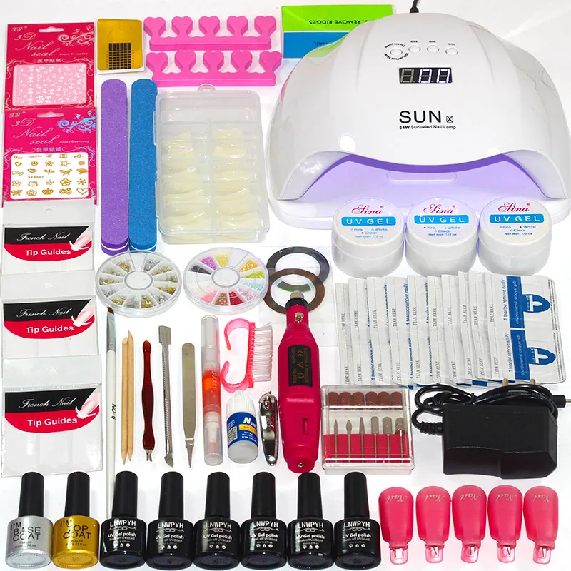 Nail set 6 Color Soak Off Gel Nail Top Coat Gel Nail Polish Kit Manicure Set Nail Polish Set Electric Manicure Handle kit
Nail set 6 Color Soak Off Gel Nail Top Coat Gel Nail Polish Kit Manicure Set Nail Polish Set Electric Manicure Handle kit