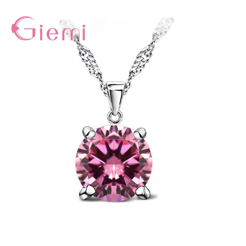 New Brand Design Women Classic Necklaces & Pendants Fashion 925 Sterling Silver Jewelry for Wedding Shiny Zircon Gift
New Brand Design Women Classic Necklaces & Pendants Fashion 925 Sterling Silver Jewelry for Wedding Shiny Zircon Gift