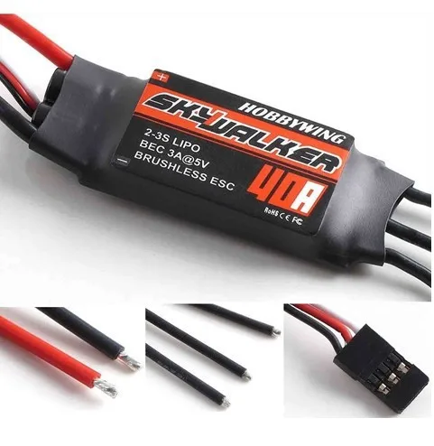 Hobbywing SKYWALKER 40A with 2A BEC Brushless ESC 450 V2 SPORT RC helicopter Quadcopter Muticopter
Hobbywing SKYWALKER 40A with 2A BEC Brushless ESC 450 V2 SPORT RC helicopter Quadcopter Muticopter