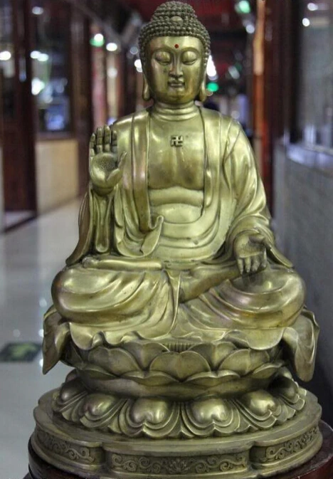 Free shipping S1155 Tibet Classic Copper Brass Buddhism Amitabha Tathagata Sakyamuni buddha Statue
Free shipping S1155 Tibet Classic Copper Brass Buddhism Amitabha Tathagata Sakyamuni buddha Statue