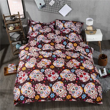 Lai Yin Sun Duvet cover Pillow cases 4Parts Per Set Bed Sheet Set with design Sugar Skull 3D Bedding Set Bessheet Pink Flower 
Lai Yin Sun Duvet cover Pillow cases 4Parts Per Set Bed Sheet Set with design Sugar Skull 3D Bedding Set Bessheet Pink Flower