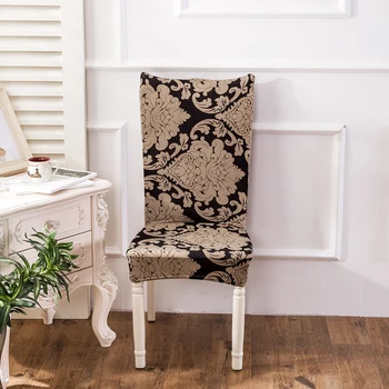 1pc Vintage Baroque Style Printing Spandex Elastic Dining Chair Protector Covers Home Kitchen Removable Stretch Decor Seat Case
1pc Vintage Baroque Style Printing Spandex Elastic Dining Chair Protector Covers Home Kitchen Removable Stretch Decor Seat Case