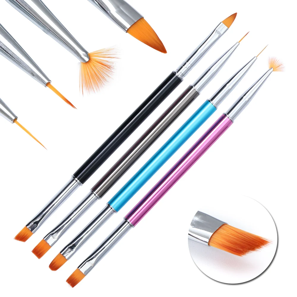 1pcs Dual-end Nail Art Liner Painting Brush Pen Fan Flat Gradient Drawing Builder UV Gel Extension Acrylic Manicure Tools BEP06
1pcs Dual-end Nail Art Liner Painting Brush Pen Fan Flat Gradient Drawing Builder UV Gel Extension Acrylic Manicure Tools BEP06