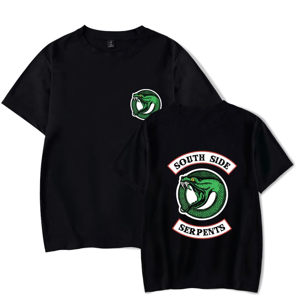 Drop Shipping Men T Shirt Tops Riverdale South Side Serpents T-Shirt for Man Riverdale T-shirts Women Summer T Shirt Tops
Drop Shipping Men T Shirt Tops Riverdale South Side Serpents T-Shirt for Man Riverdale T-shirts Women Summer T Shirt Tops