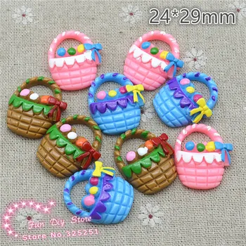 Easter Day cute mix color egg basket 10pcs/lot 24*29mm Flat back decoration free shipping R807
Easter Day cute mix color egg basket 10pcs/lot 24*29mm Flat back decoration free shipping R807