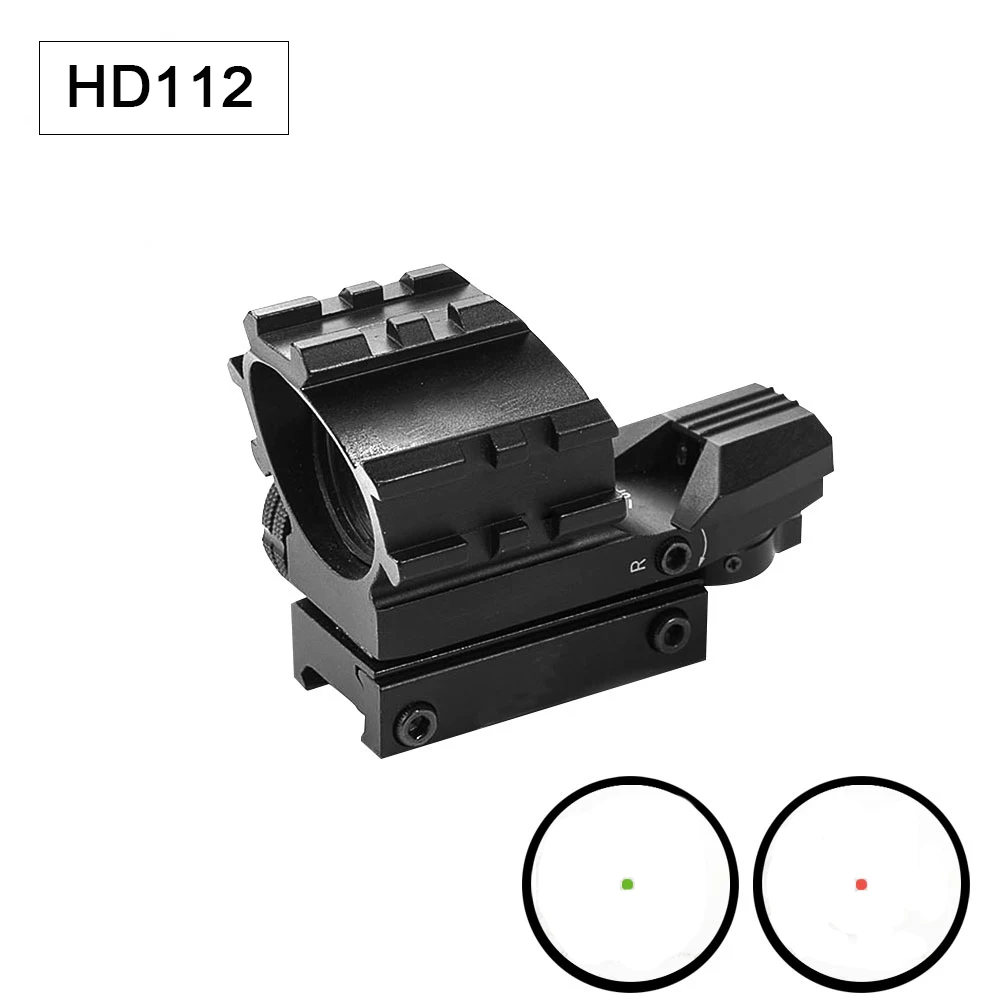 HD112 Red Dot Tactical Mini Optic Collimator 4 Reticle Sights Reflex Scopes Hunting Scope With Picatinny Rail For Rifle Pistol
HD112 Red Dot Tactical Mini Optic Collimator 4 Reticle Sights Reflex Scopes Hunting Scope With Picatinny Rail For Rifle Pistol