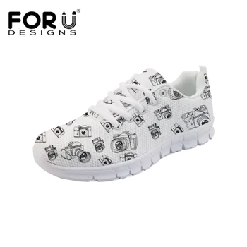 FORUESIGNS Female Summer Casual Sneakers Fashion Camera Pattern Printing Women Flat Shoes Teenagers Girls Lace-Up Flat Shoes
FORUESIGNS Female Summer Casual Sneakers Fashion Camera Pattern Printing Women Flat Shoes Teenagers Girls Lace-Up Flat Shoes