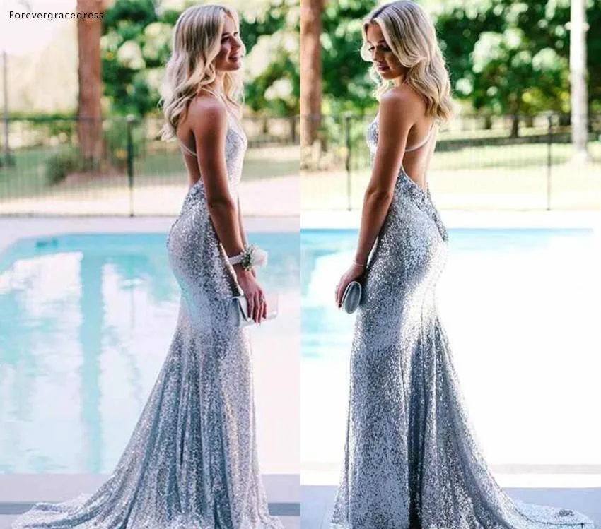 Long Sequined Evening Dresses 2019 Mermaid Spaghetti Straps Backless Graduation Holiday Wear Formal Party Prom Gowns Plus Size
Long Sequined Evening Dresses 2019 Mermaid Spaghetti Straps Backless Graduation Holiday Wear Formal Party Prom Gowns Plus Size