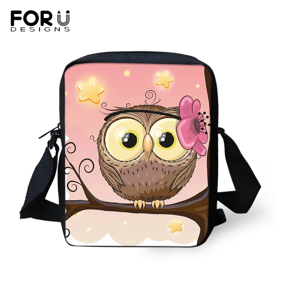 FORUDESIGNS Cartoon Women Messenger Bags Kawaii Owl Prints Pattern Crossbody Bags Kids Purse Small Phone Coin Bags Mini Handbags
FORUDESIGNS Cartoon Women Messenger Bags Kawaii Owl Prints Pattern Crossbody Bags Kids Purse Small Phone Coin Bags Mini Handbags