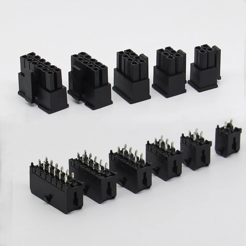 10sets 3.0MM Pitch 5557 Connector Plug Socket Double Row Straight Pin For PCB Solder Wire On The Board ect.
10sets 3.0MM Pitch 5557 Connector Plug Socket Double Row Straight Pin For PCB Solder Wire On The Board ect.