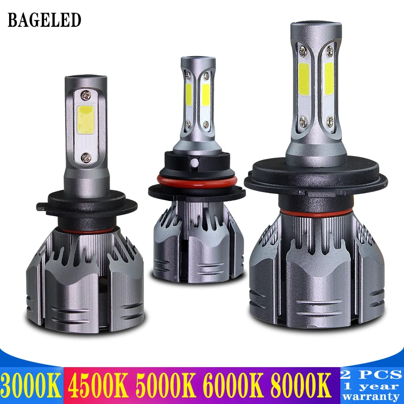 BAGELED H3 car lights H4 LED H7 9003 HB3 H11 H1 H3 H8 H9 880 9005 9006 H13 9004 9007 Auto Headlights 12V Led Light
BAGELED H3 car lights H4 LED H7 9003 HB3 H11 H1 H3 H8 H9 880 9005 9006 H13 9004 9007 Auto Headlights 12V Led Light
