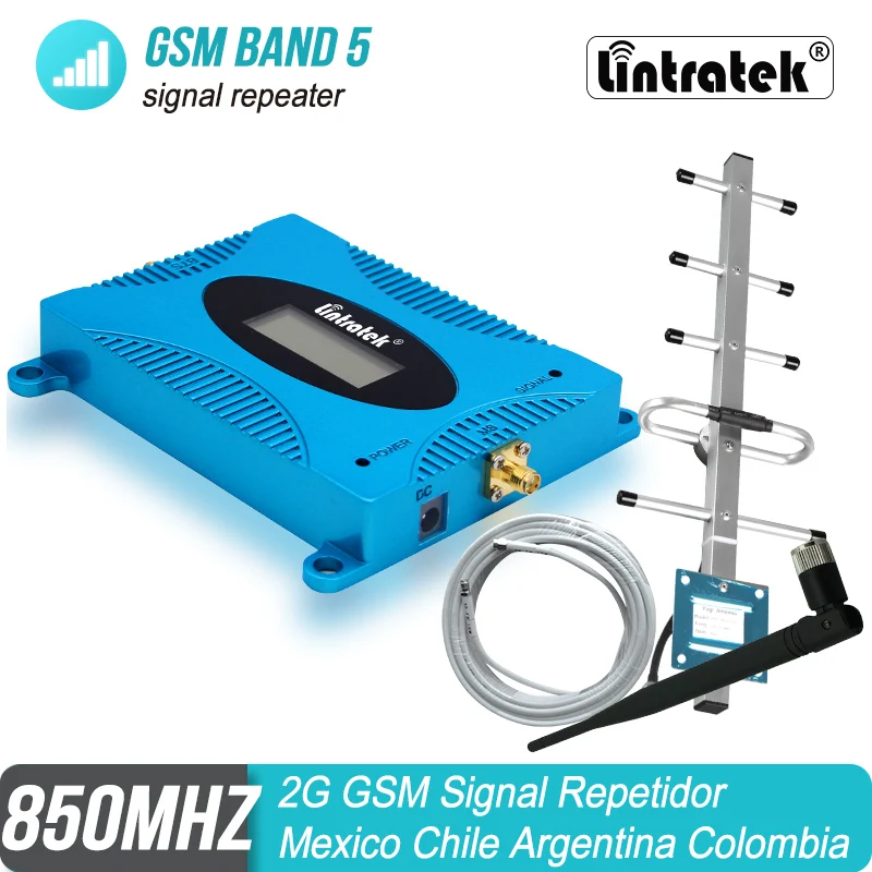 Lintratek Free Shipping 2G GSM 850mhz Celular Signal Repetidor LCD Display CDMA 850 Mobile Phone Booster Amplifier Antenna Kit#1
Lintratek Free Shipping 2G GSM 850mhz Celular Signal Repetidor LCD Display CDMA 850 Mobile Phone Booster Amplifier Antenna Kit#1