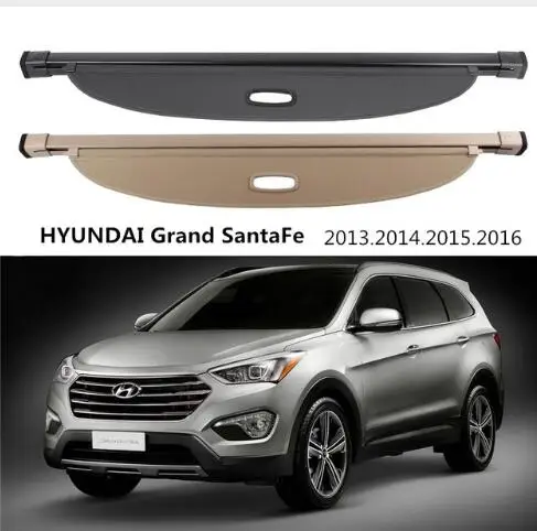 High Qualit Car Rear Trunk Cargo Cover Security Shield Screen shade Fit For HYUNDAI Grand SantaFe 2013-2016 (Black,Beige)
High Qualit Car Rear Trunk Cargo Cover Security Shield Screen shade Fit For HYUNDAI Grand SantaFe 2013-2016 (Black,Beige)