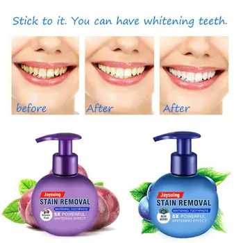 220g Passion Fruit Blueberry Toothpaste Stain Removal Whitening Toothpaste Baking Soda Refreshing Press Type Toothpaste
220g Passion Fruit Blueberry Toothpaste Stain Removal Whitening Toothpaste Baking Soda Refreshing Press Type Toothpaste
