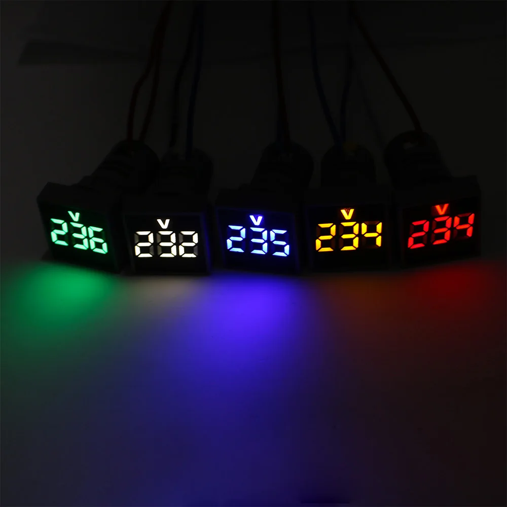 22MM DIY Mini Digital Voltmeter Round AC 12-500V Volt Voltage Tester Meter Monitor Power LED Indicator Pilot Lamp Light Display
22MM DIY Mini Digital Voltmeter Round AC 12-500V Volt Voltage Tester Meter Monitor Power LED Indicator Pilot Lamp Light Display